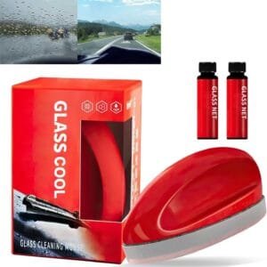 【50%OFF 割引期間限定 Ⅰ】強力な風防洗浄剤と油膜除去剤、車のガラスを掃除するマウス、すべてのガラスの表面の車の風防掃除ツール、持続的な保護、迅速に機能し、簡単に使用します