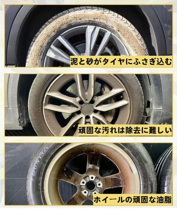 【50%OFF 割引期間限定Ⅰ 】洗車タイヤ・ホイール用フォーム型強力クリーナー 汚れ除去専用 自動車クリーニング用 ディスクホイールクリーナー - 画像 (8)